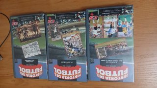 Cintas VHS Historia del Fútbol (3 uds)