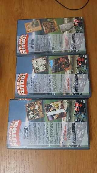 Cintas VHS Historia del Fútbol (3 uds)