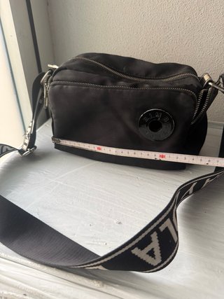 Bolso Bimba y Lola Negro Nylon Bandolera