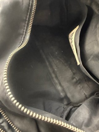 Bolso Bimba y Lola Negro Nylon Bandolera