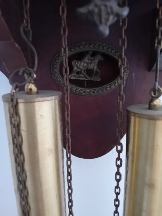 Reloj de pared antiguo alemán