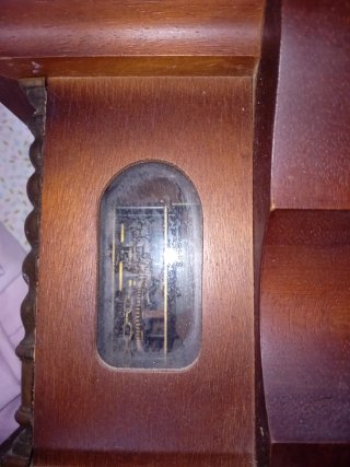Reloj de pared antiguo alemán