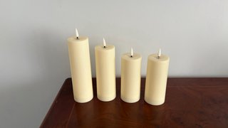 Lote 4 Velas LED con Mando a Distancia