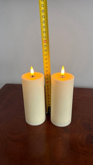 Lote 4 Velas LED con Mando a Distancia