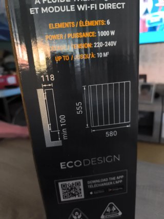 Radiador Eléctrico Rointe Adagio