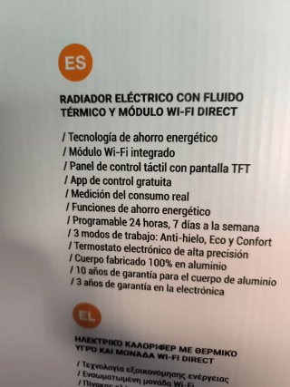 Radiador Eléctrico Rointe Adagio