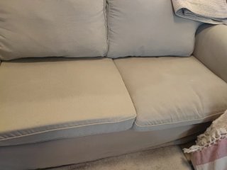 Sofá 2 plazas Ikea beige tela