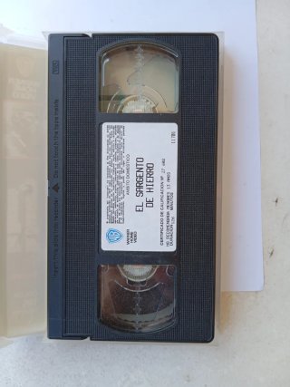 VHS El Sargento de Hierro Clint Eastwood