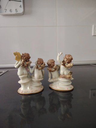 Angelitos Resina Antiguos (Set 2)
