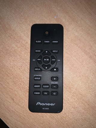 Mini cadena Pioneer negra