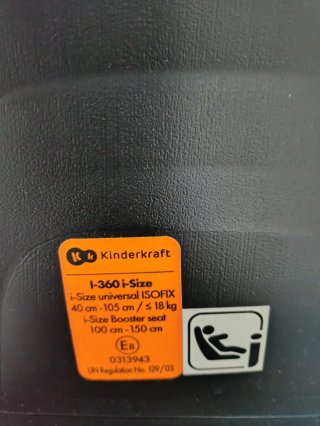 Silla coche bebé Kinderkraft giratoria