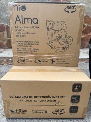 Silla Coche Niu Alma i-Size 40-150cm Nueva
