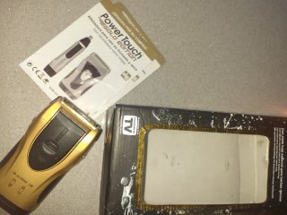 Máquina de afeitar Power Touch Gold Edition