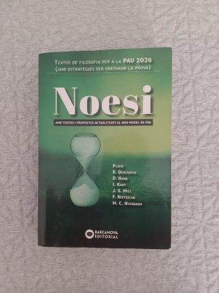 Noesi. Textos de filosofia per a les PAU 2026