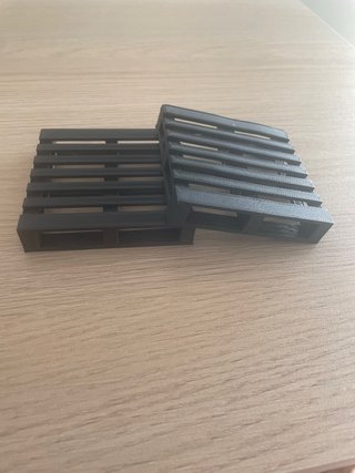 Posavasos Pallet 3D