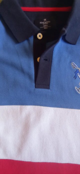 Polo Hackett Tricolor Talla S