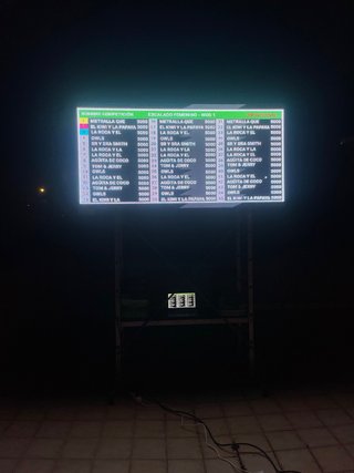 Pantalla LED Exterior P3.9 2x1m Completa