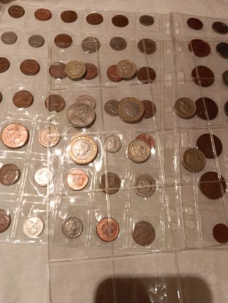 Monedas de Inglaterra lote de 92 monedas