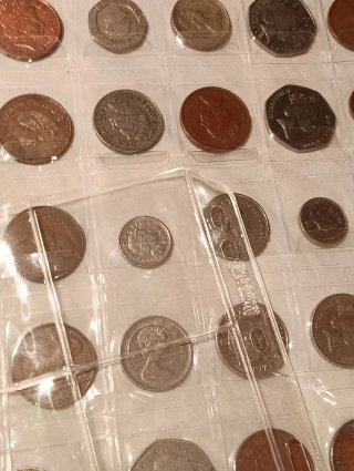 Monedas de Inglaterra lote de 92 monedas