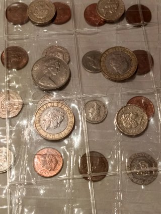 Monedas de Inglaterra lote de 92 monedas