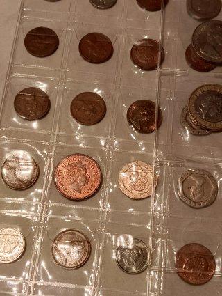 Monedas de Inglaterra lote de 92 monedas