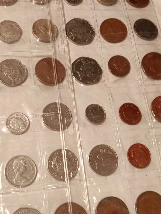 Monedas de Inglaterra lote de 92 monedas