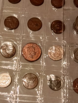 Monedas de Inglaterra lote de 92 monedas