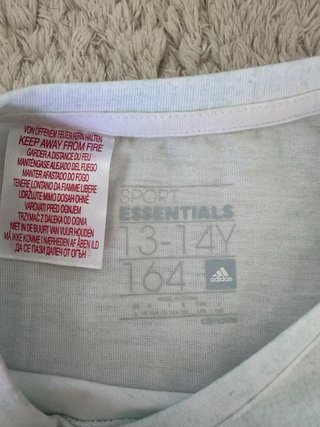 Camiseta Adidas Essentials Verano Verde Menta XS