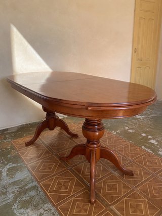 Mesa comedor extensible madera maciza