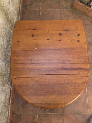 Mesa auxiliar madera maciza