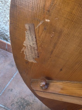Mesa auxiliar madera maciza