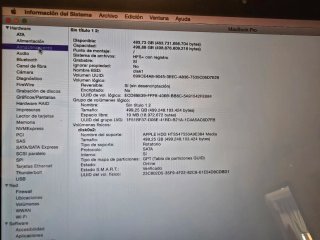 MacBook Pro A1278 Plata Intel I5, Año 2012