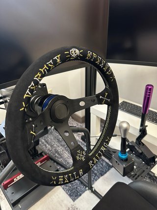 Volante Vertex Desplazado Alcantara