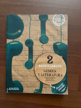 Lengua y literatura, 2 Bachillerato, Operación ...