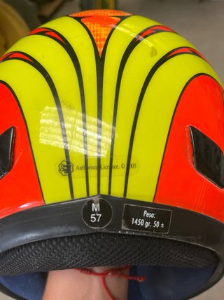 Casco de moto NZI con visera CHUPACHUS TALLA M-57