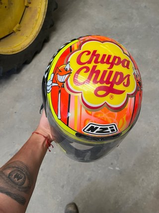 Casco de moto NZI con visera CHUPACHUS TALLA M-57