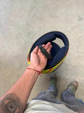 Casco de moto NZI con visera CHUPACHUS TALLA M-57