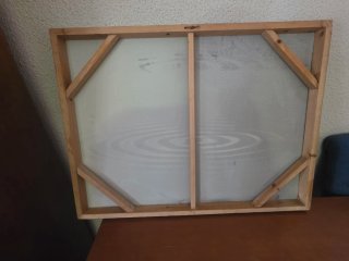 Cuadro moderno ondas de agua.