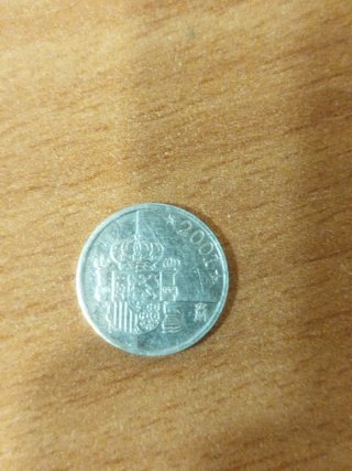 Moneda 1 Peseta Juan Carlos I (2000/2001)