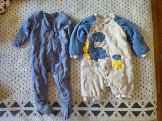Lote 9 pijamas borreguito bebé