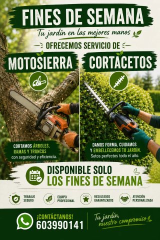Servicios de Jardinería Fines de Semana