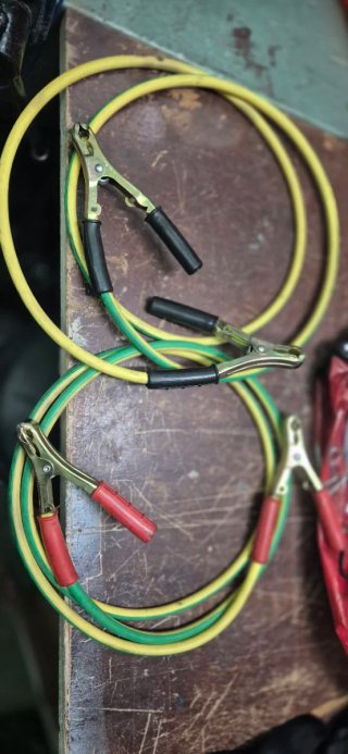 Cables de Batería Pinzas Cocodrilo
