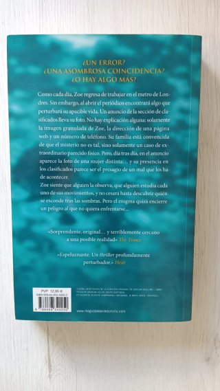Te estoy viendo- Clare Mackintosh