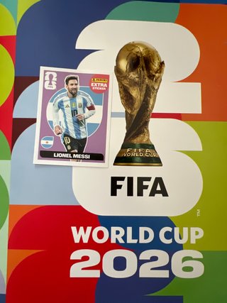 Cromo Messi Extra Sticker FIFA World Cup 2026