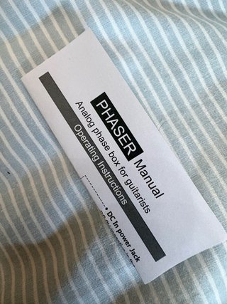 Nano Pedal Rowin guitarra bajo Phaser Nuevo