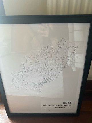 Cuadro Mapa Ibiza
