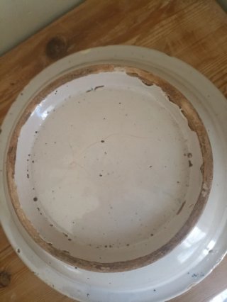 LEBRILLO ANTIGUO CERÁMICA FLORES