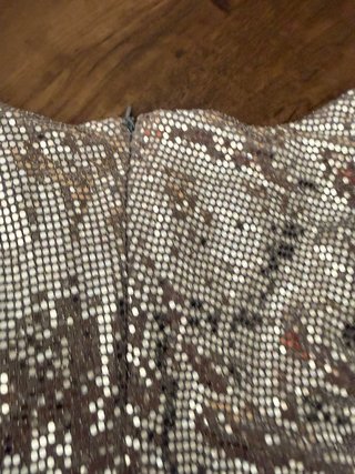 Falda Bershka lentejuelas multicolor
