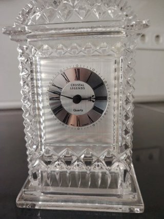 Reloj de sobremesa cristal Crystal Legends