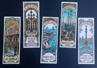 36 Puntos de Libro Barcelona Modernista